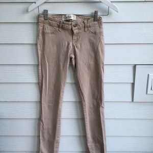 Tan Hollister Jeggings